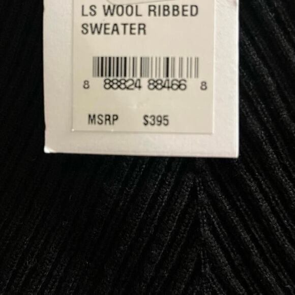 3.1 PHILLIP LIM Ribbed Square Neck Sweater Sz M - Picture 7 of 9